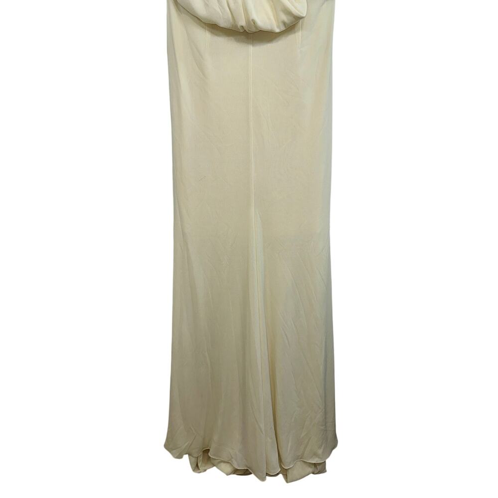 NEW Mandalay Cream Embellished Maxi Long Evening Gown Formal Dress Women Size 10 - Picture 6 of 16